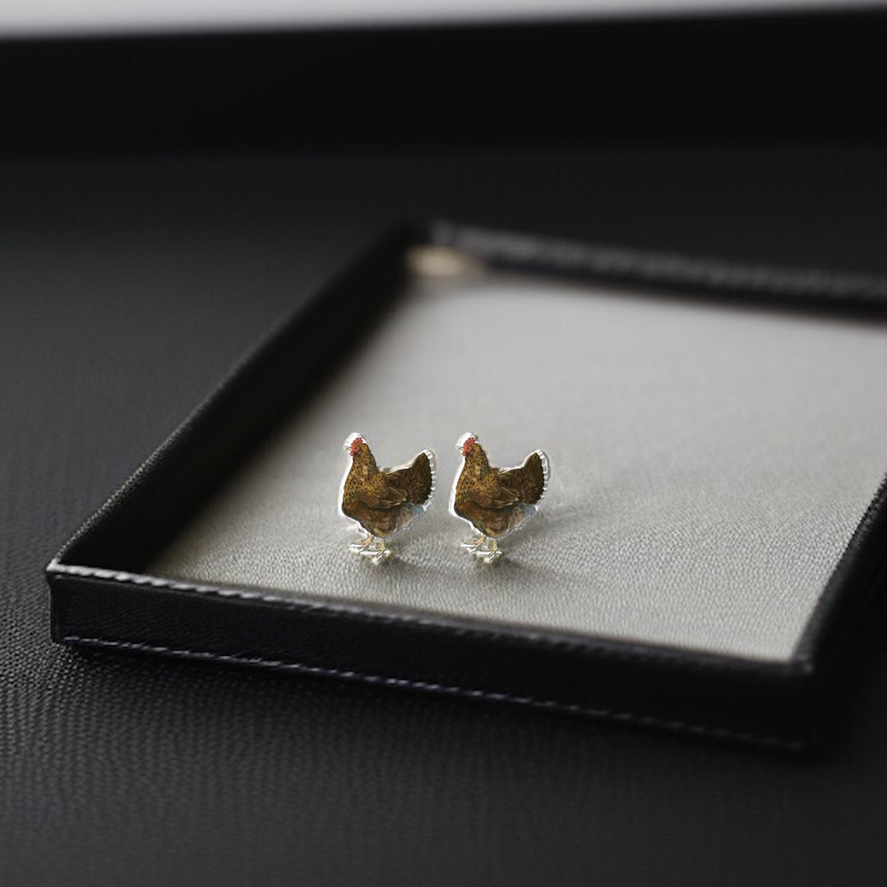 Cluck-tastic Chicken Stud Earrings – Three Charming Styles!