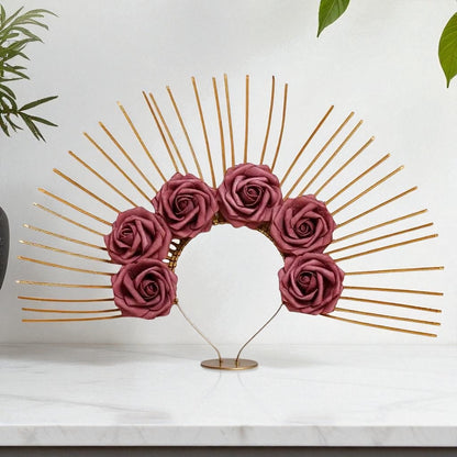 Rose Goddess Headband - Unleash Your Inner Diva! ✨🌹