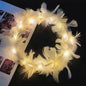 LED Goddess Headband - Light Up Feather Headpiece - Rhythms of Grace Creative