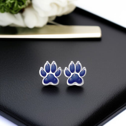 Vibrant Paw Print Studs – A Pawfect Gift! 🐾 10 Colors Available!