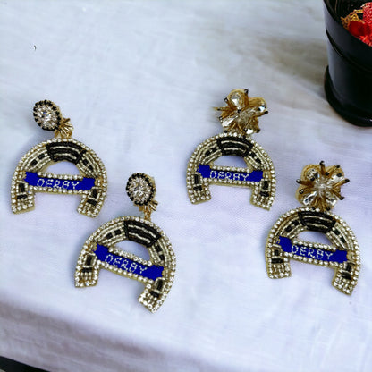 Derby Dangle Earrings – The Perfect Accessory for Derby Day!