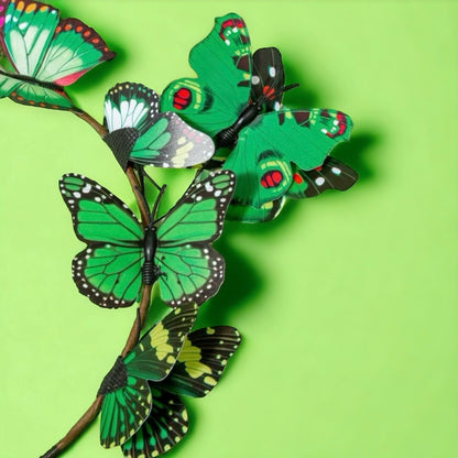 Whimsical Green Butterfly Headband: Elevate Your Style to Magical Heights!