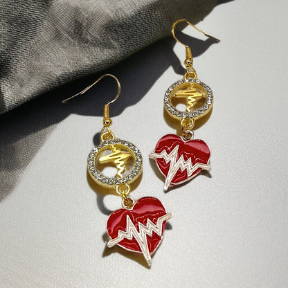 Dazzle in the ER: Medical Staff Drop Earrings ✨