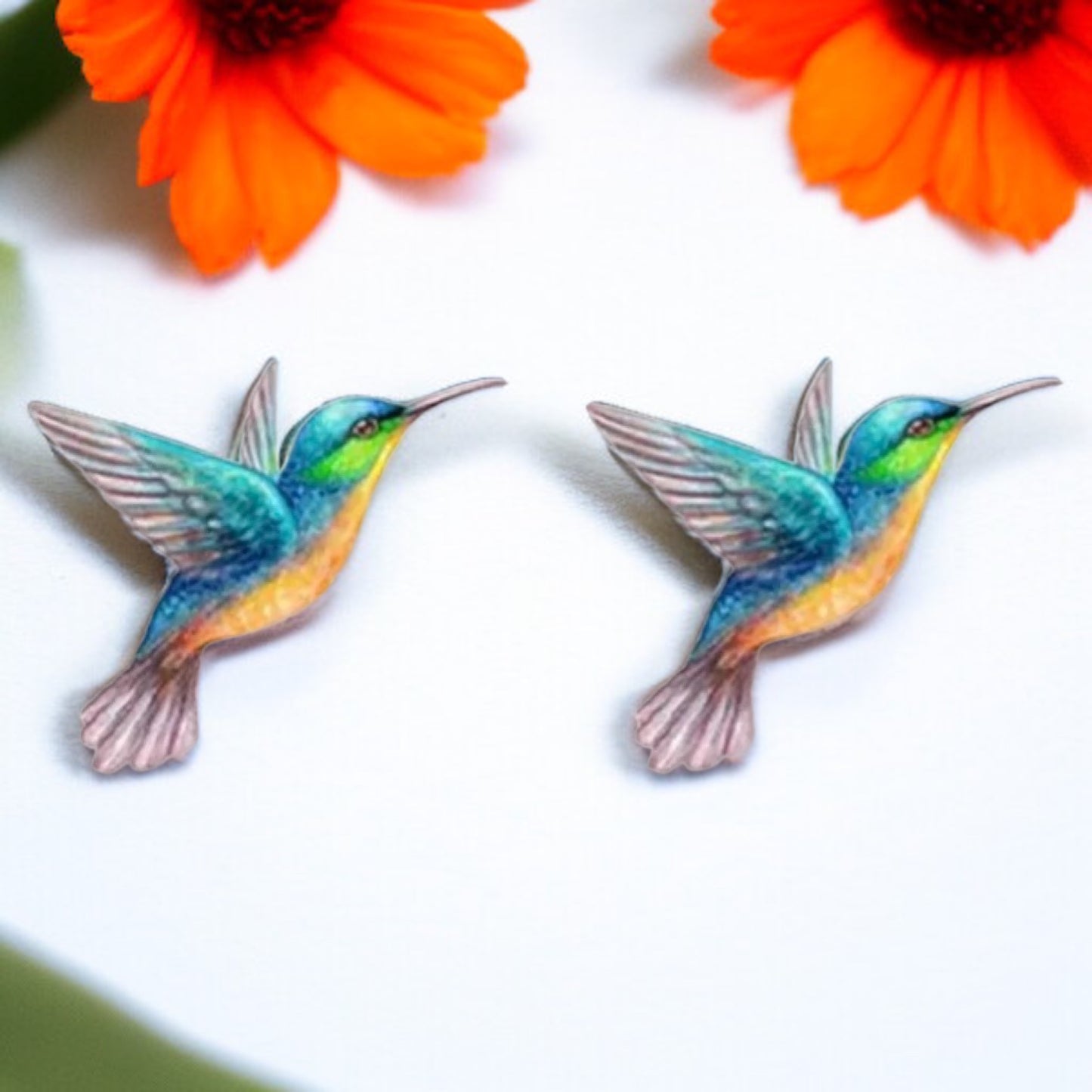 Flutter into Fashion with Hummingbird Stud Earrings!