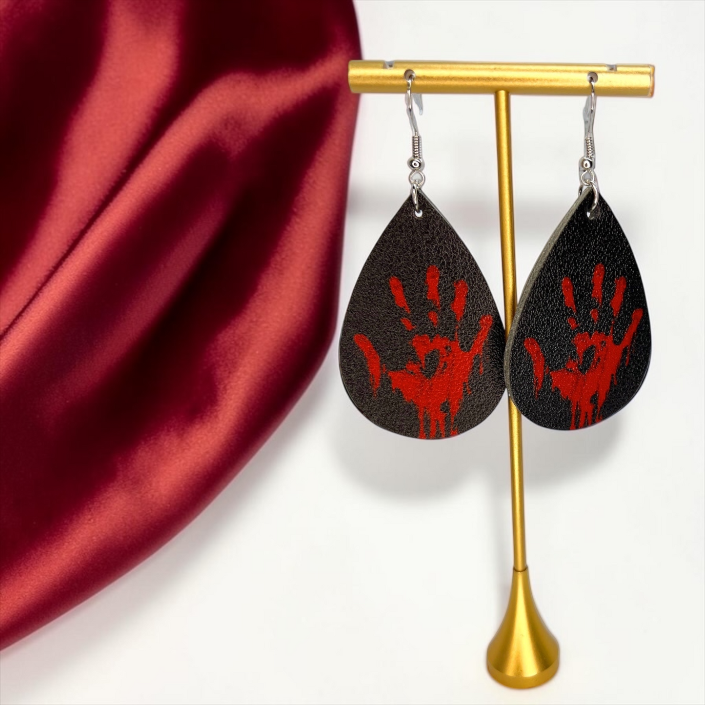 Crime Scene Chic: Spooky True Crime Dangle Earrings!