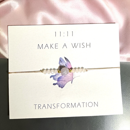 Make a Wish 11:11 Beaded Bracelet — Wear Your Dreams, Spark Your Transformation!