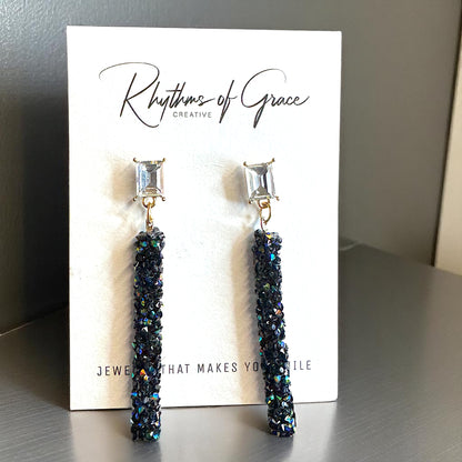 Sparkle & Dazzle Rhinestone Dangle Earrings ✨