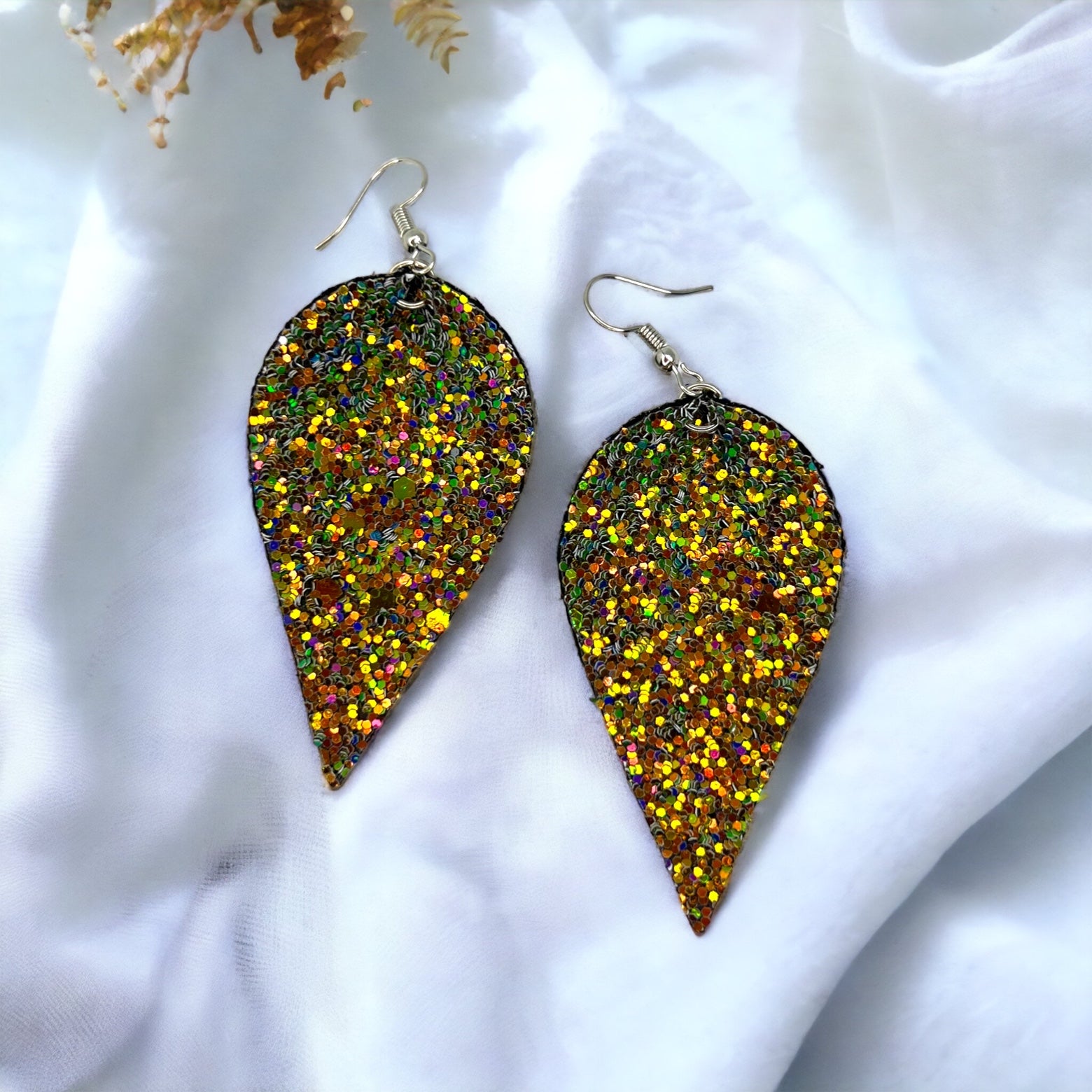 Glitter Teardrop Earrings – Where Sparkle Meets Sass ✨ - Rhythms of Grace Creative