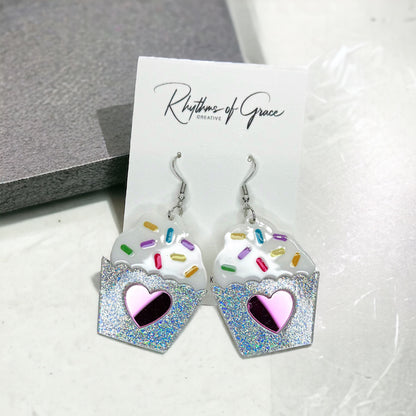 Sweet Style Alert: Whimsical Birthday Cupcake Earrings!