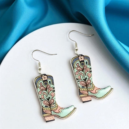 Boot Scootin' Bling: Cowgirl Boots Earrings for Your Inner Rockstar!
