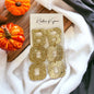 BOO in Gold – Glittery Halloween Earrings That Slay! 👻✨ - Rhythms of Grace Creative