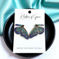 Sparkling Blue Rhinestone Butterfly Wing Earrings – Oversized Glam!