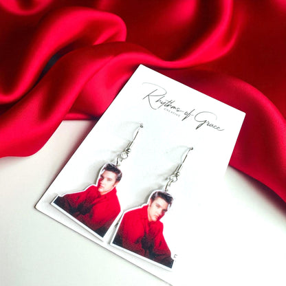 Rock Your Style: Elvis Presley Dangle Earrings - 12 Iconic Designs! 🎸
