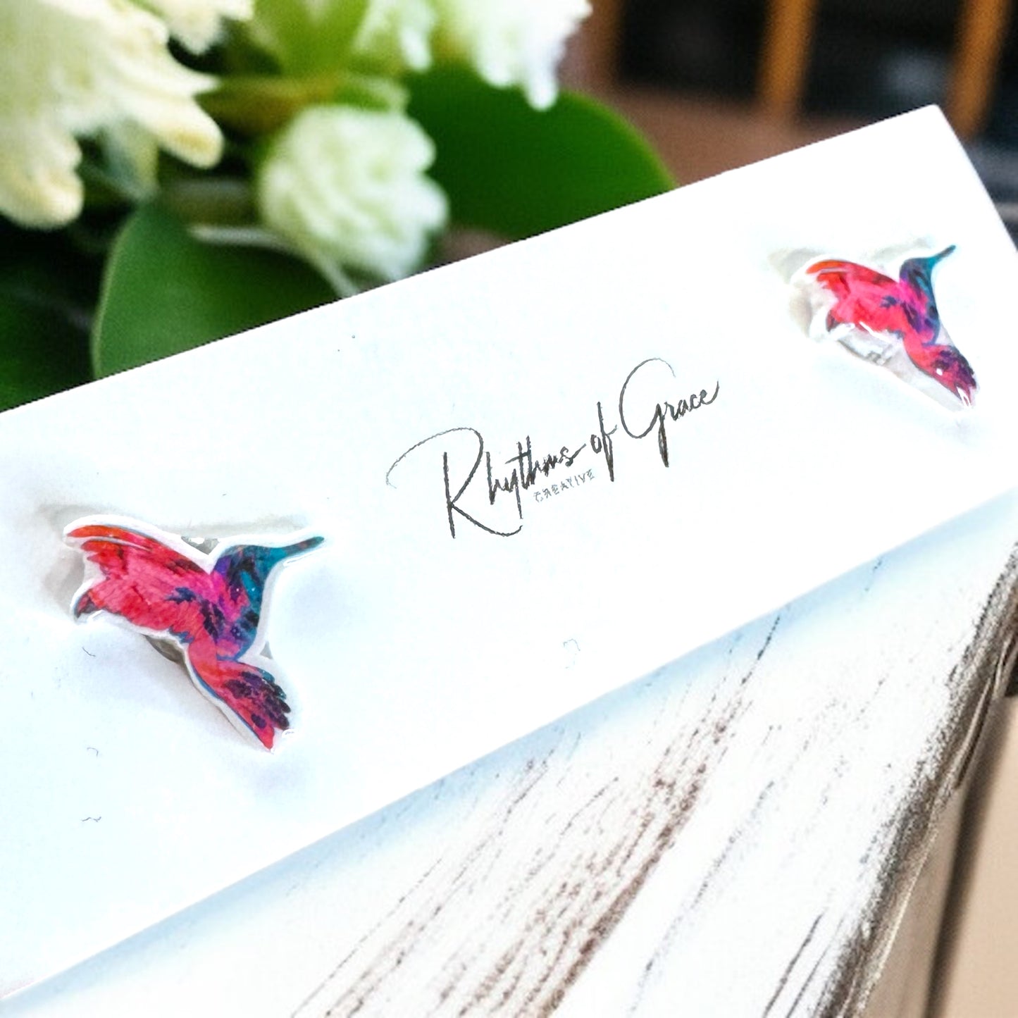 Flutter into Fashion with Hummingbird Stud Earrings!