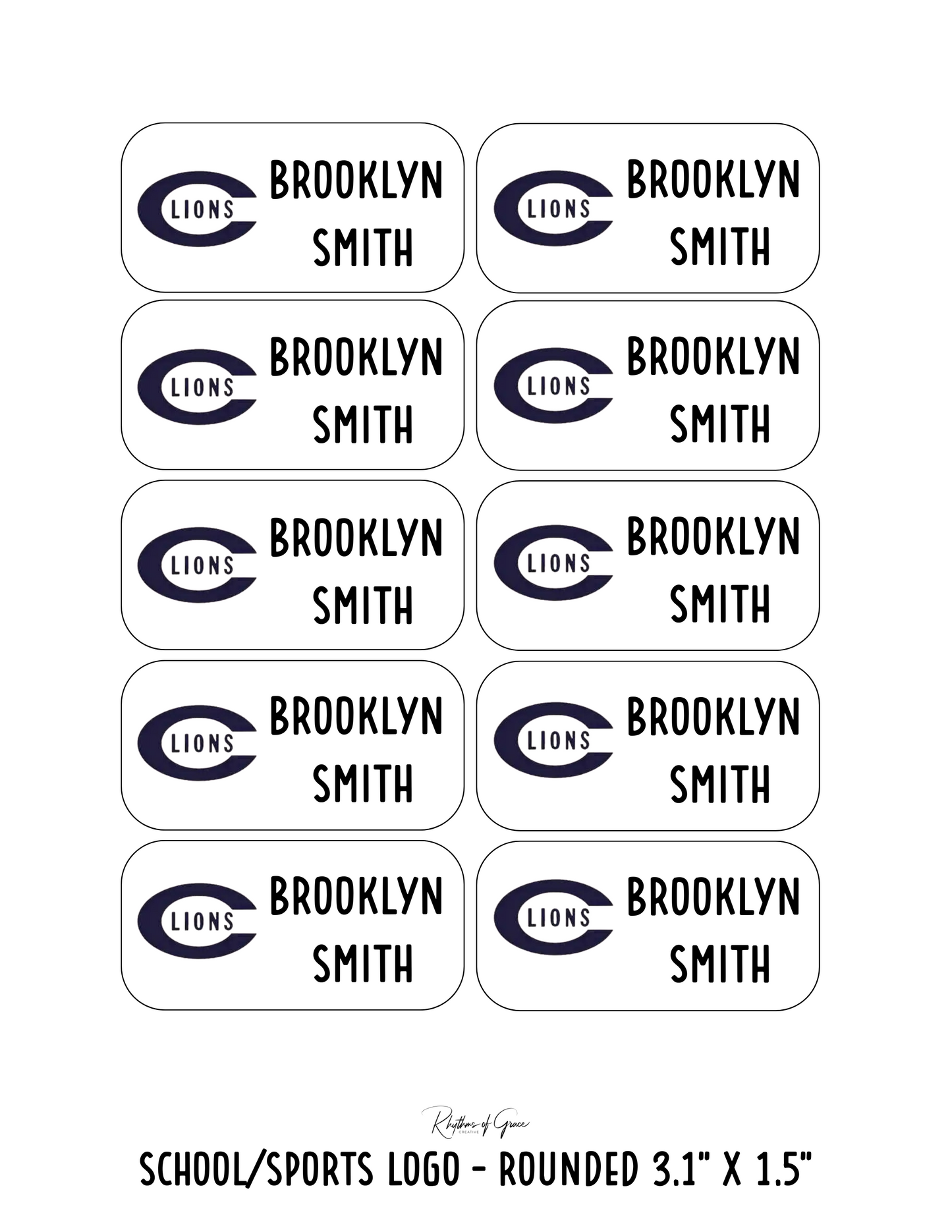 Back to School Personalized Character Labels – Waterproof & Customizable!