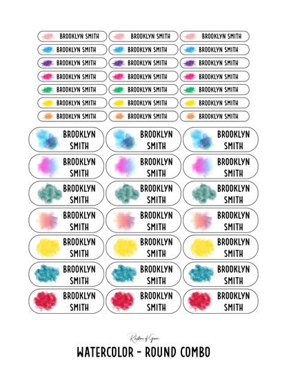 Back to School Personalized Character Labels – Waterproof & Customizable!