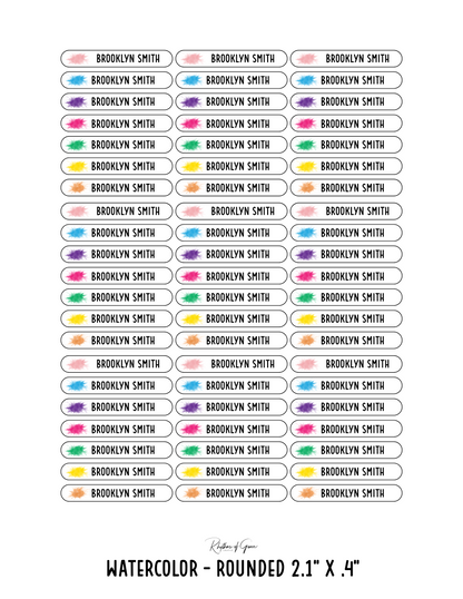 Back to School Personalized Character Labels – Waterproof & Customizable!