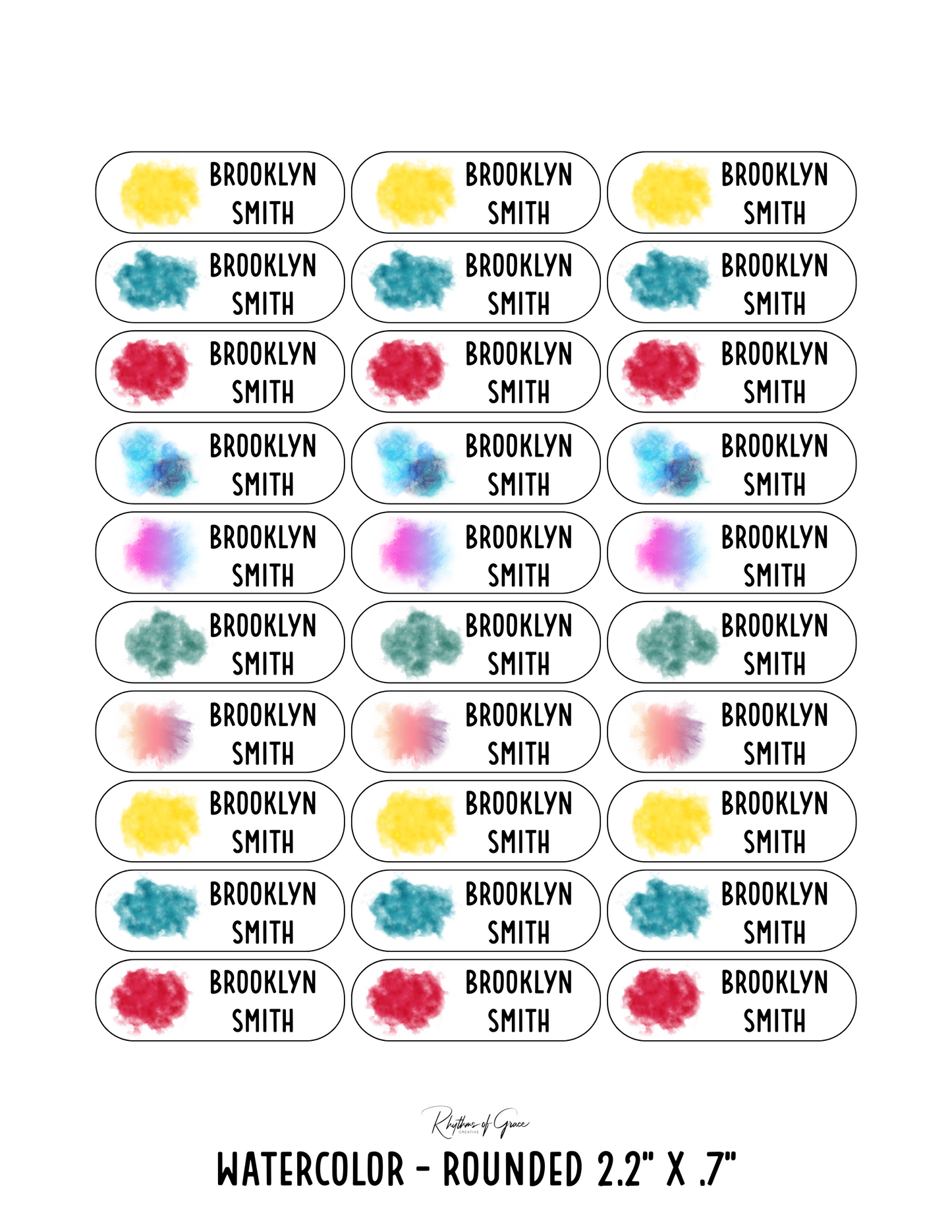 Back to School Personalized Character Labels – Waterproof & Customizable!