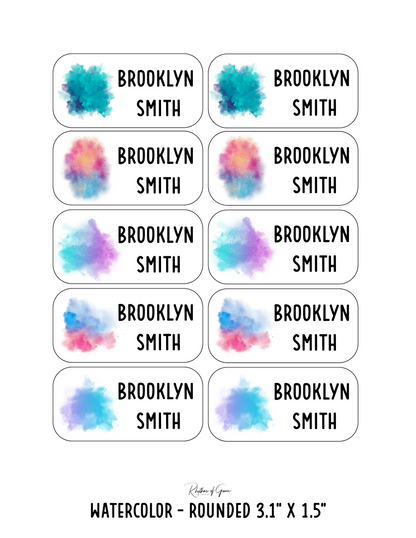Back to School Personalized Character Labels – Waterproof & Customizable!