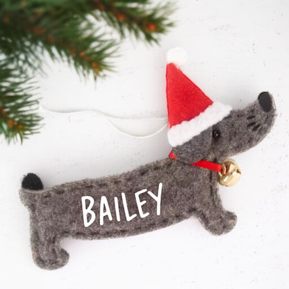 Furry Festivities: Custom Felt Dog Ornaments for Tail-Wagging Holiday Cheer!