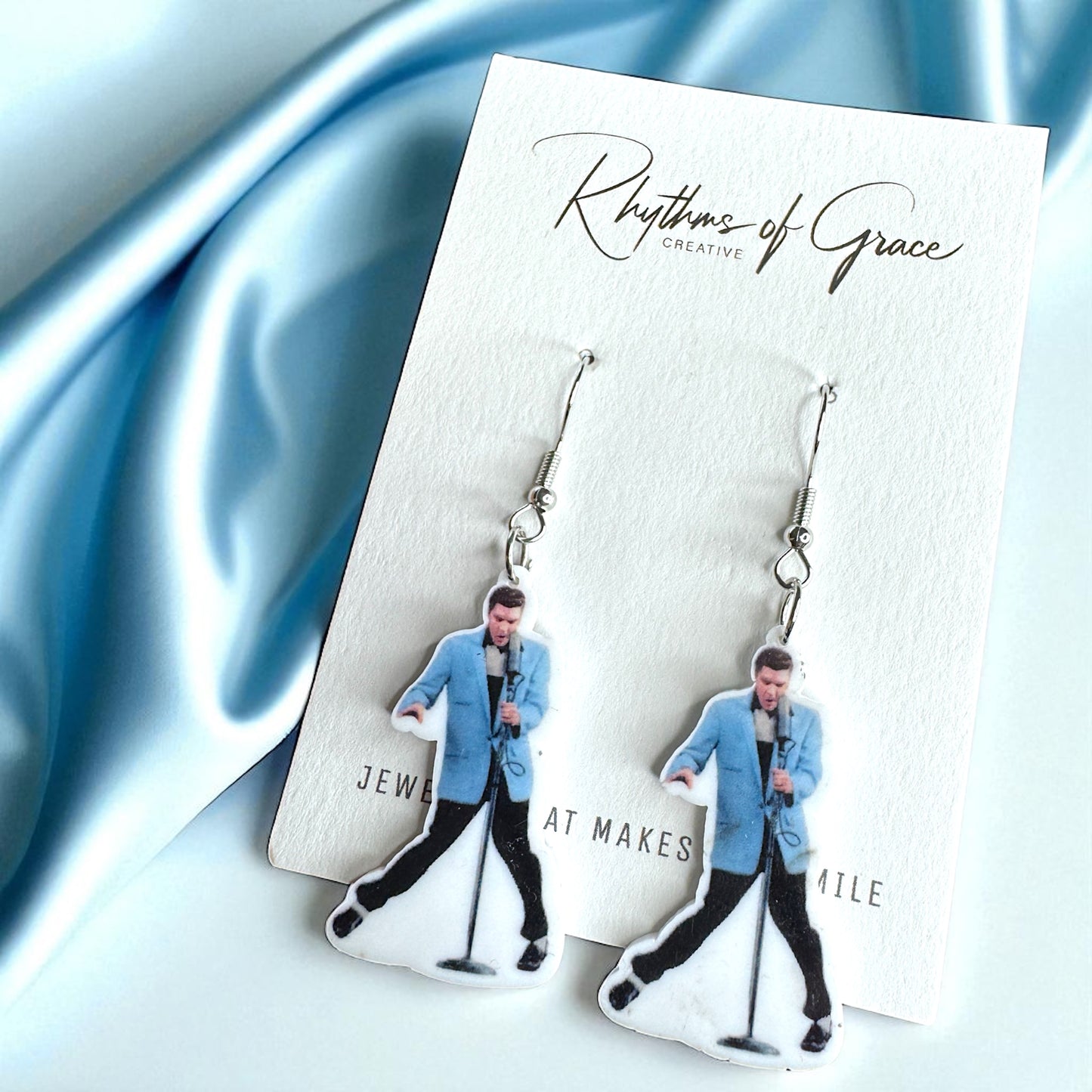 Rock Your Style: Elvis Presley Dangle Earrings - 12 Iconic Designs! 🎸