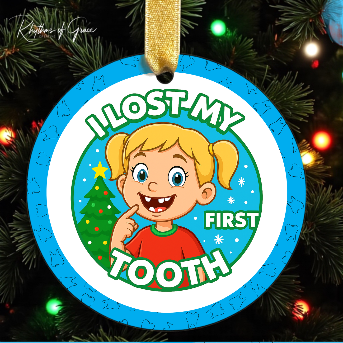 I Lost My First Tooth Ornament - Personalized Keepsake for Cherished Memories!
