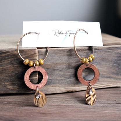 Boho Chic Hoop Dangle Earrings: Your New Statement Piece!