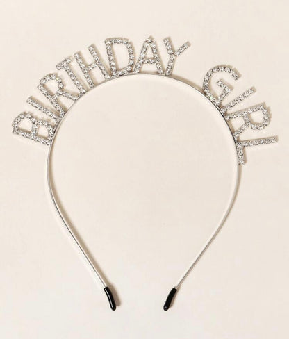 Birthday Headband - Rhinestone Headband, Rhinestone Headpiece, Birthday Headpiece, Birthday Party, It’s My Birthday - Rhythms of Grace Creative