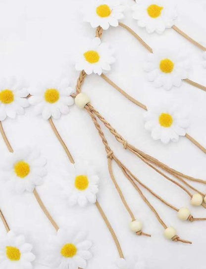 Flower Child Headband - Floral Headpiece, Flower Headband, Flower Headpiece, Sunflower Headpiece - Rhythms of Grace Creative