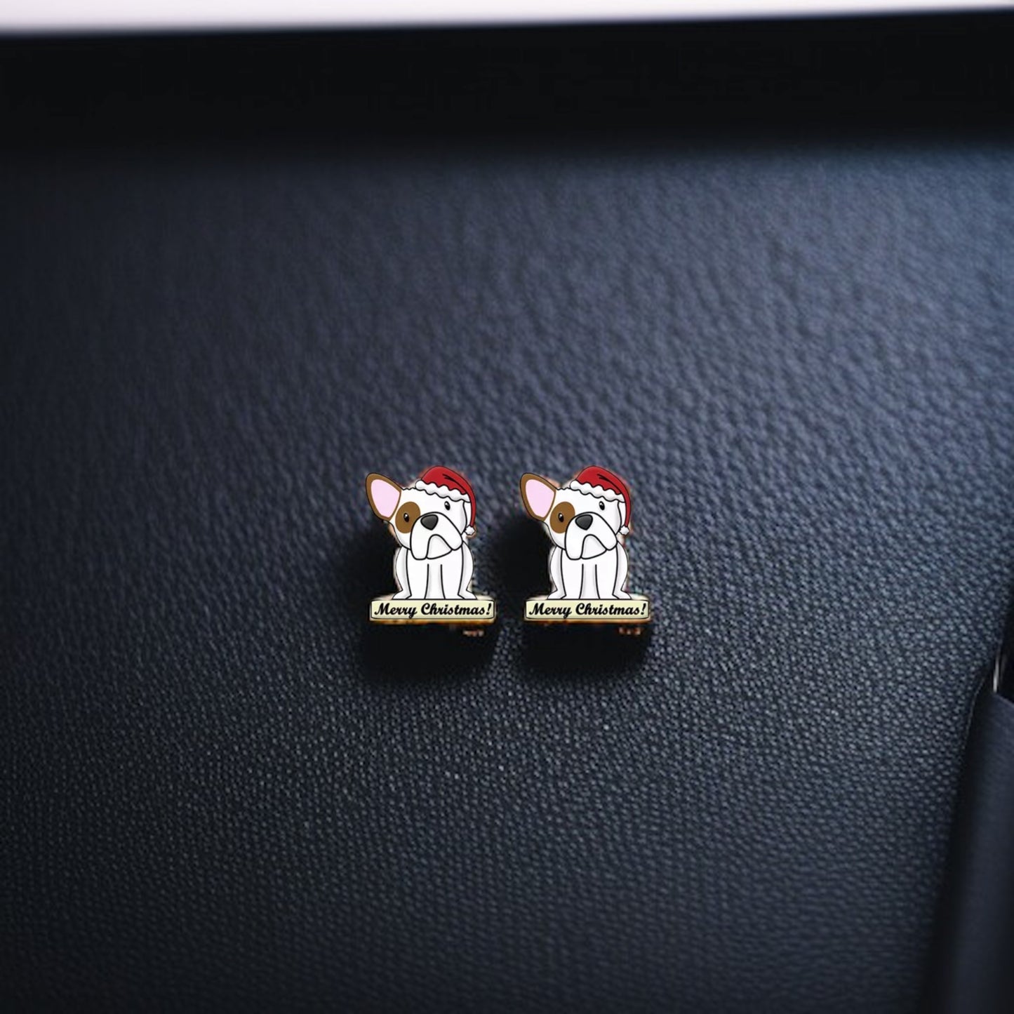 Woof-tastic Holiday Dog Stud Earrings: Perfect Gift for Pup Lovers!