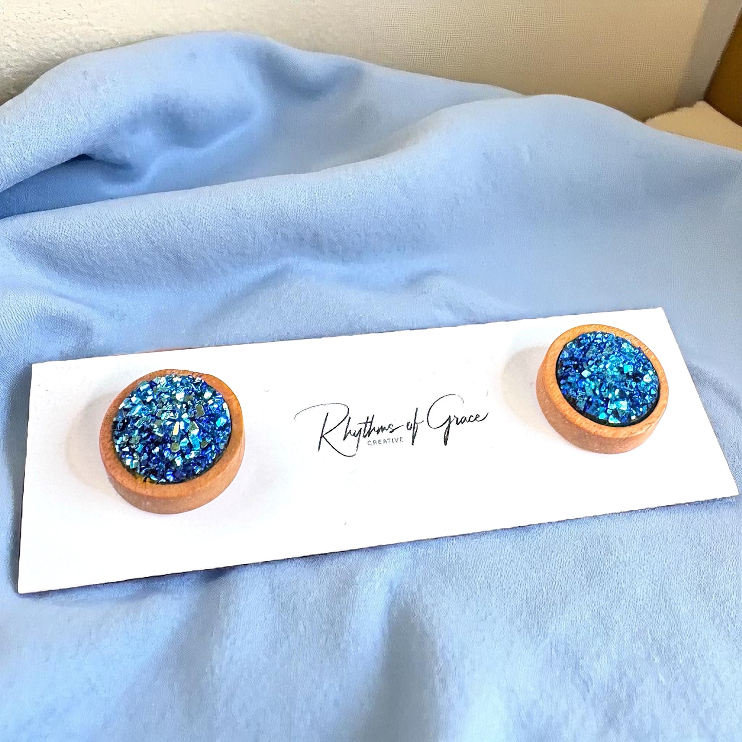 Sparkle & Shine: Faux Druzy Stud Earrings! ✨
