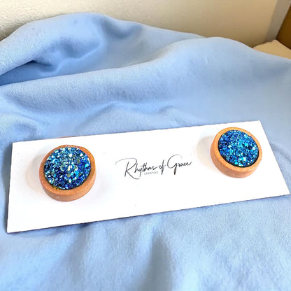 Sparkle & Shine: Faux Druzy Stud Earrings! ✨