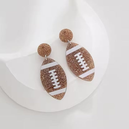 Score Big with Sports-Themed Dangle Earrings!