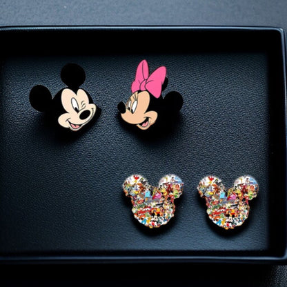 Enchanting Mouse Ears Stud Earrings – Add Some Magic to Your Day!