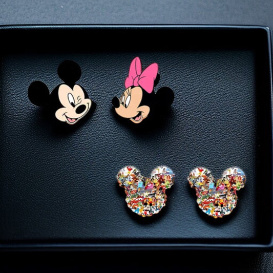 Enchanting Mouse Ears Stud Earrings – Add Some Magic to Your Day!
