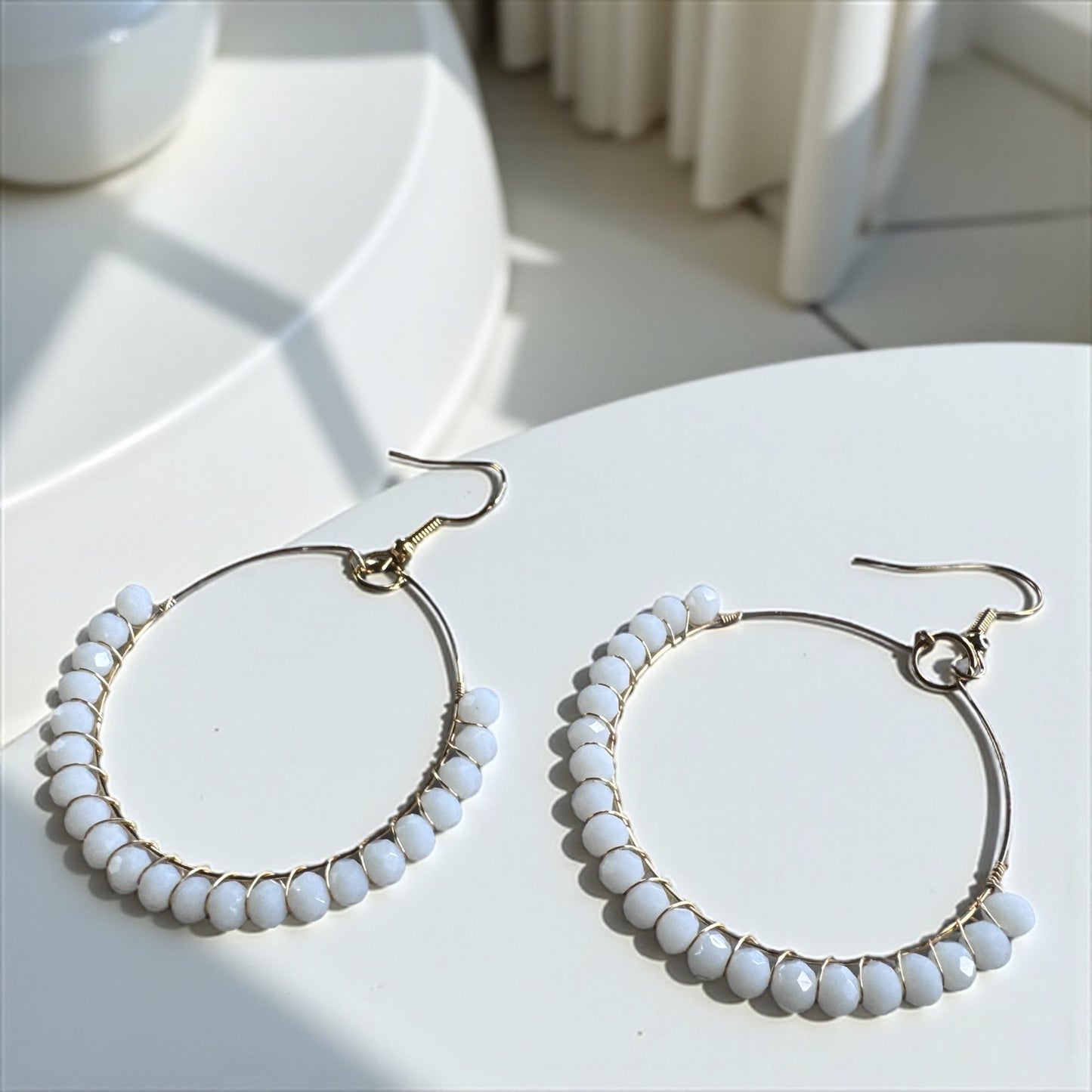 Boho Breeze Beaded Earrings – Soft Hues, Big Style!