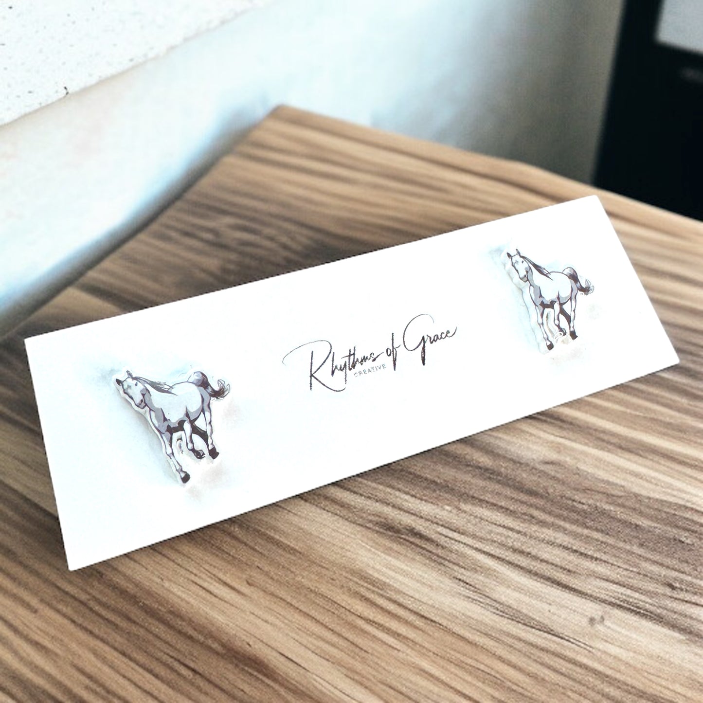 Hoofin' It in Style: Adorable Horse Stud Earrings!