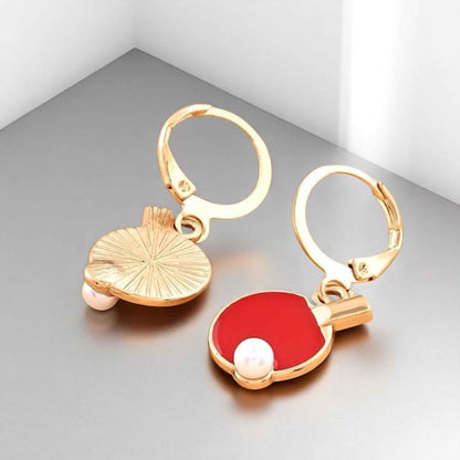 Ping Pong Perfection: Paddle Your Style with Ping Pong Earrings!