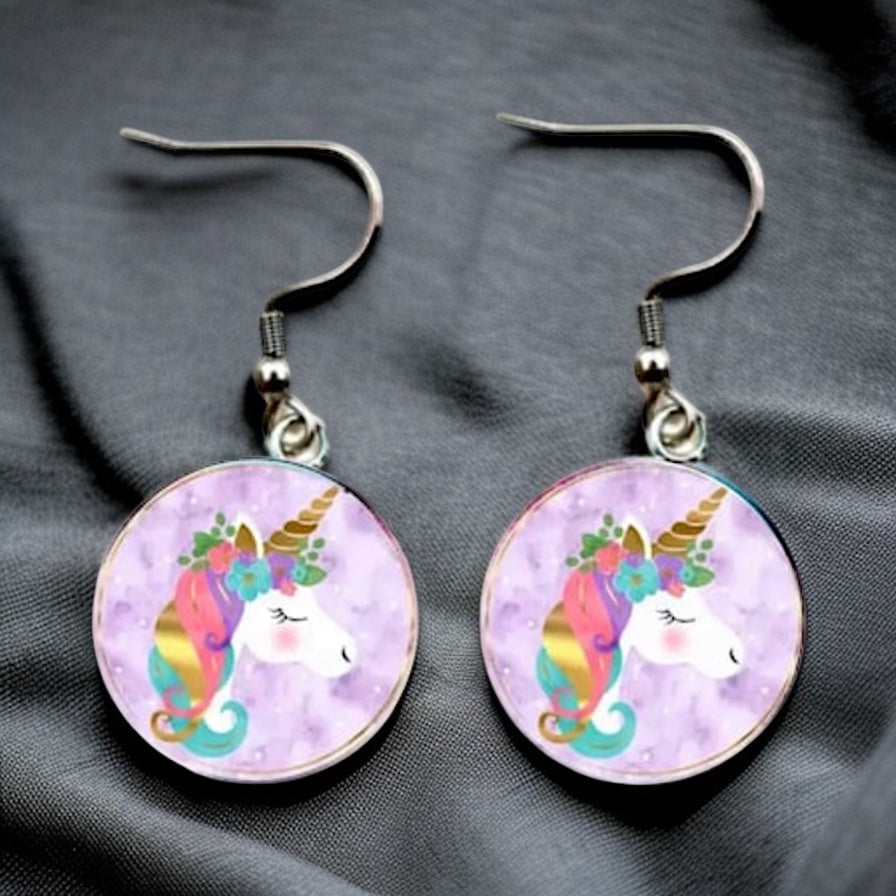 Enchanting Unicorn Earrings: A Touch of Magic Awaits! 🦄 - Rhythms of Grace Creative