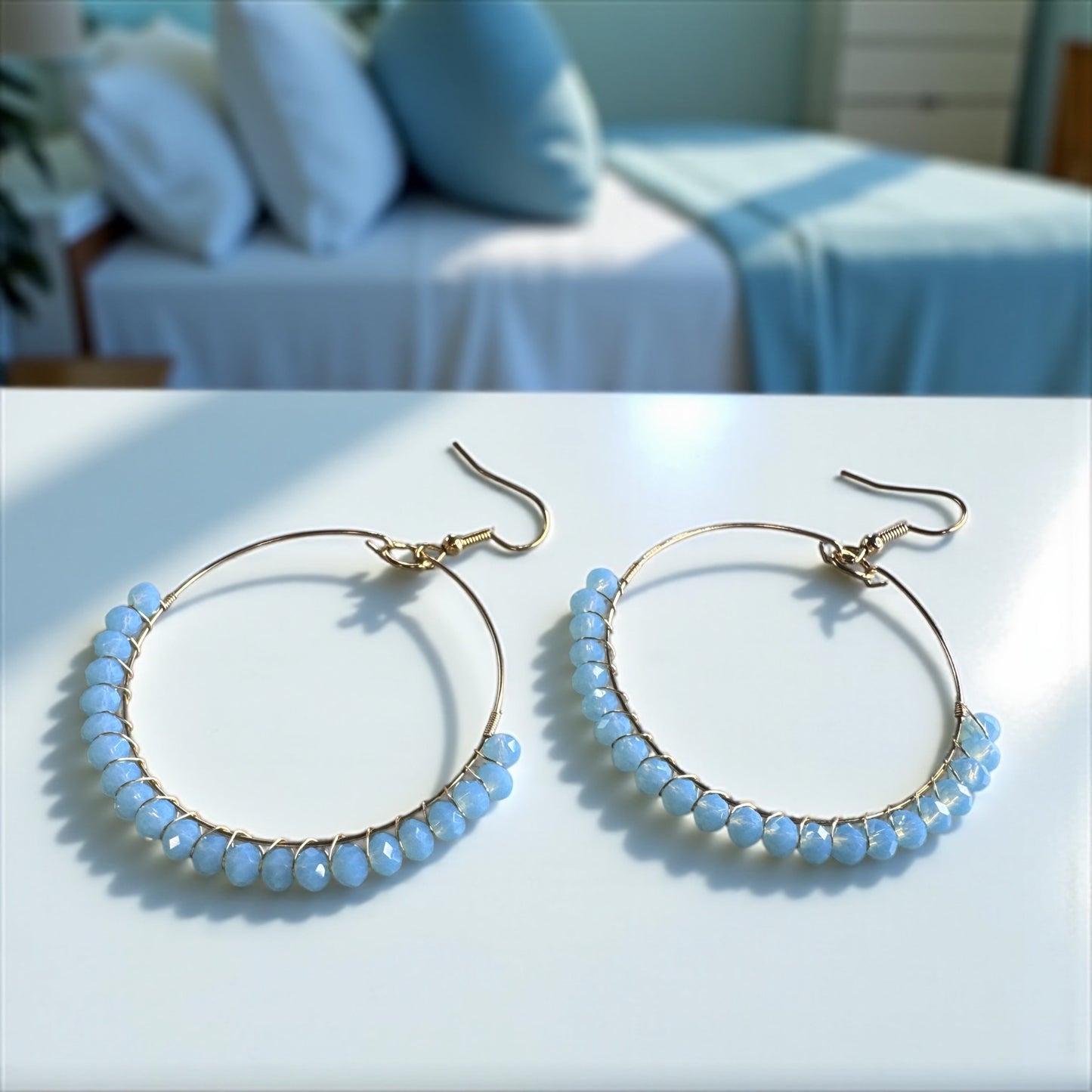 Boho Breeze Beaded Earrings – Soft Hues, Big Style!
