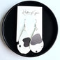Stylishly Chic Cow Print Teardrop Earrings – Perfect for Everyday