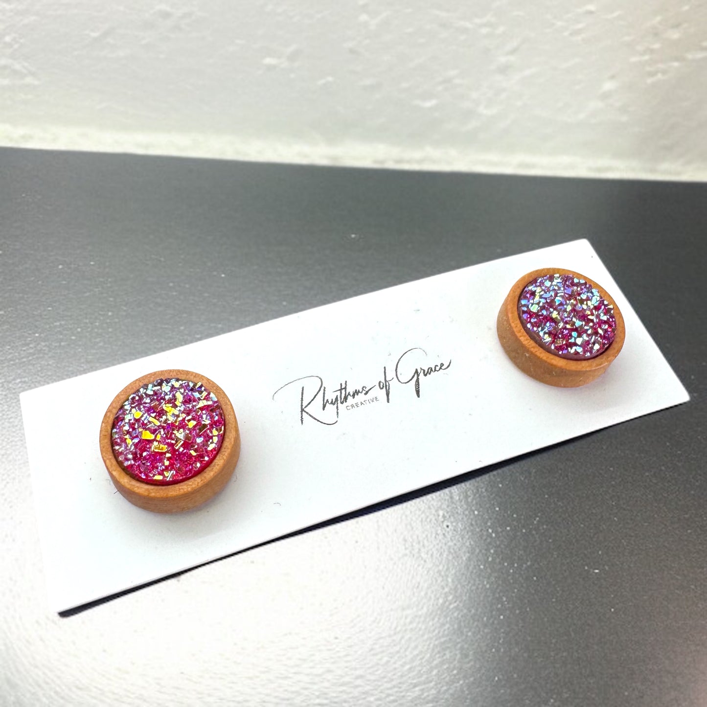 Sparkle & Shine: Faux Druzy Stud Earrings! ✨