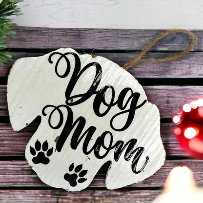 Pawsitively Perfect: Personalized Dog Mom Ornament 🌟 - Rhythms of Grace Creative