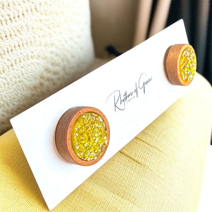 Sparkle & Shine: Faux Druzy Stud Earrings! ✨