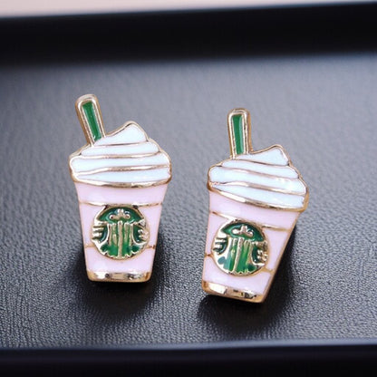 Sip in Style with Our Coffee Cup Stud Earrings! ☕