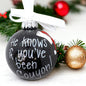 Cajun Christmas Ornament: "He Knows If You’ve Been Couyon!" - Rhythms of Grace Creative