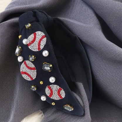Sparkle & Swing: The Ultimate Baseball Headband!