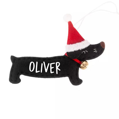 Furry Festivities: Custom Felt Dog Ornaments for Tail-Wagging Holiday Cheer!