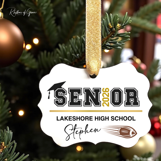 Class of 2026 Senior Ornament | Personalized Sports & Activities Keepsake 🎓