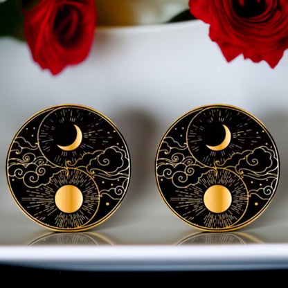 Celestial Stud Bliss: Adorn Your Ears with Stardust Magic! ✨